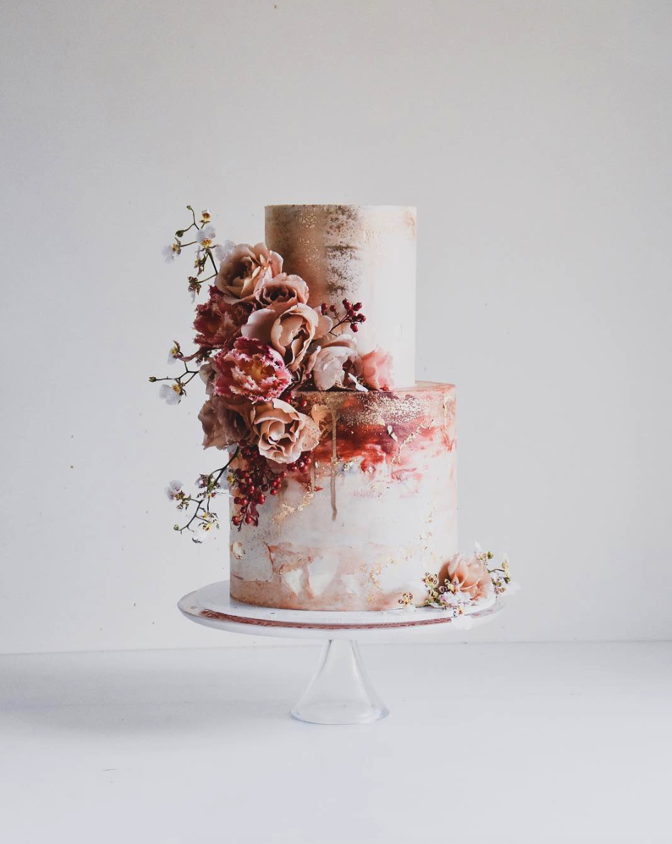 How To Choose The Wedding Cake Flowers 7