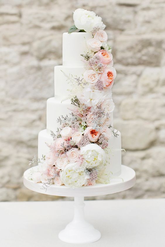 How To Choose The Wedding Cake Flowers 27