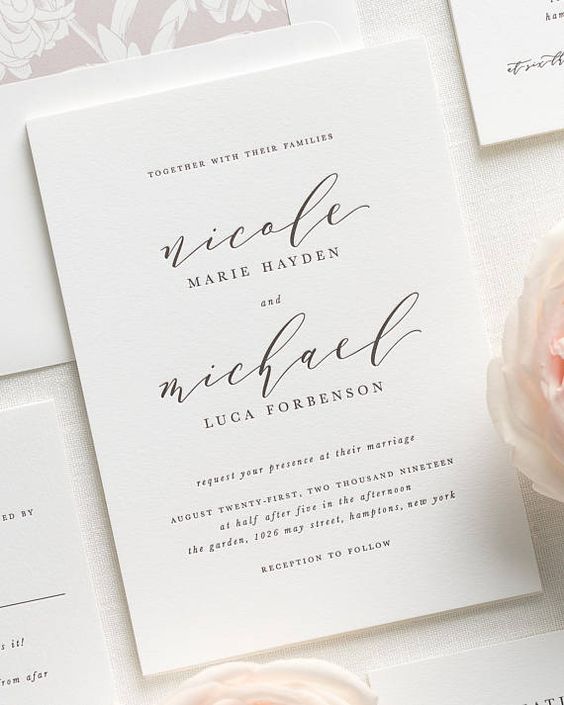 Wedding Invitation Wording: Know Your Choices - Poptop Events Guide