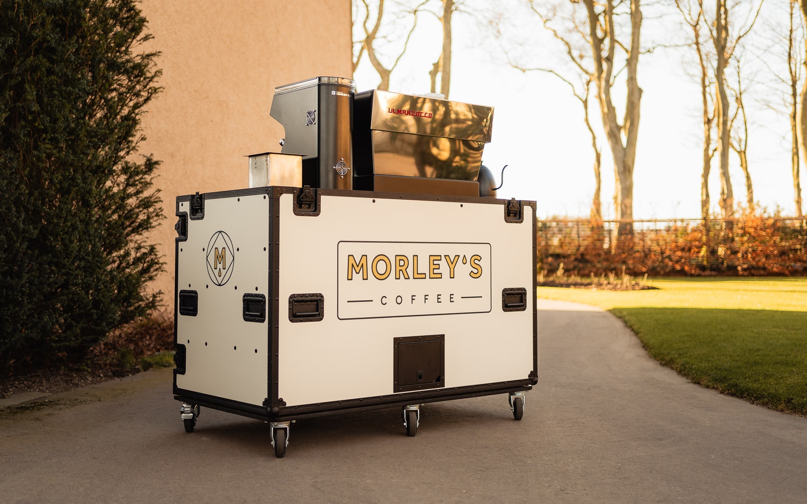 Speciality Coffee Cart Offering Hot & Cold Coffee Menu