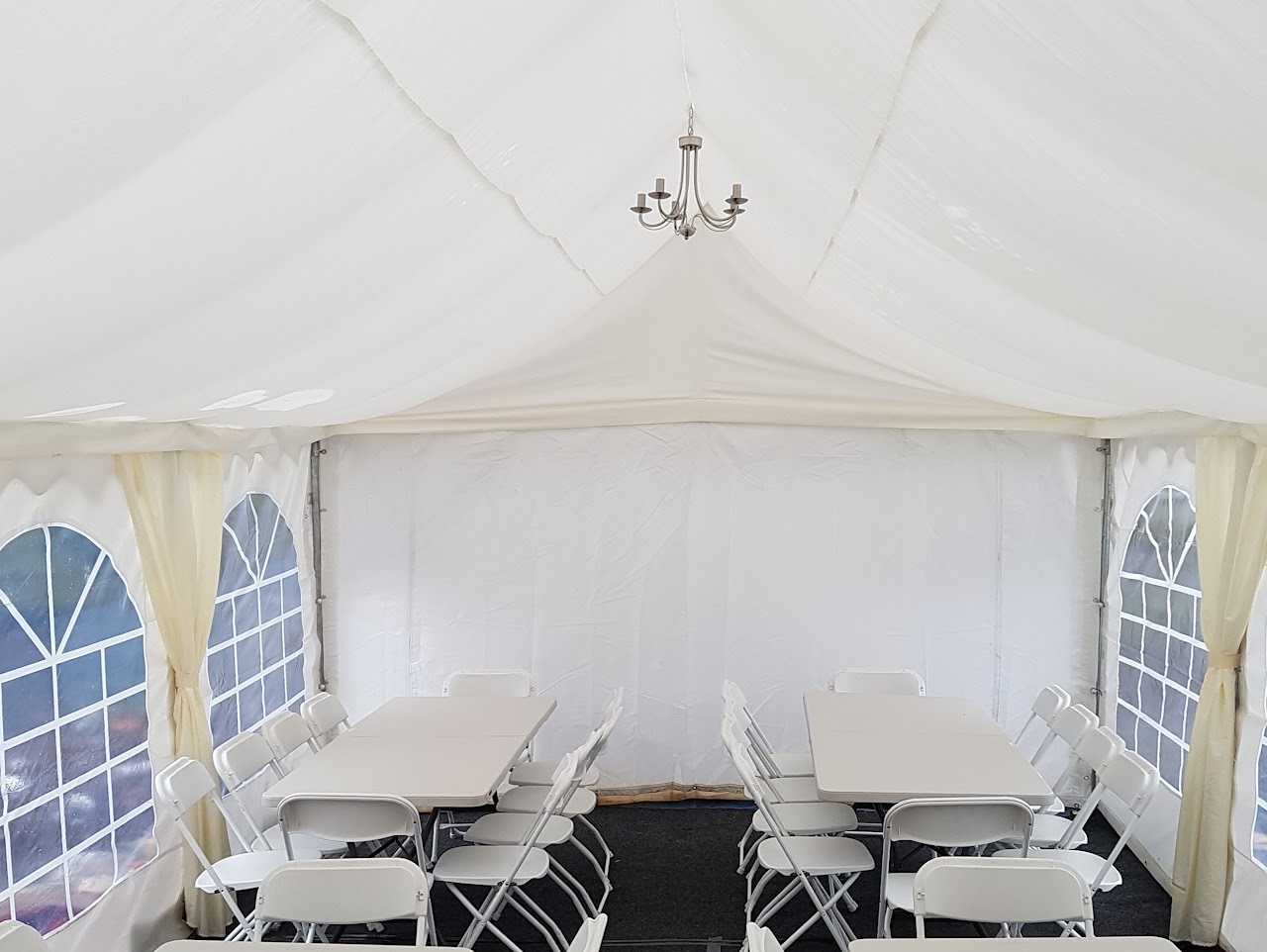 Event clearance tent rental