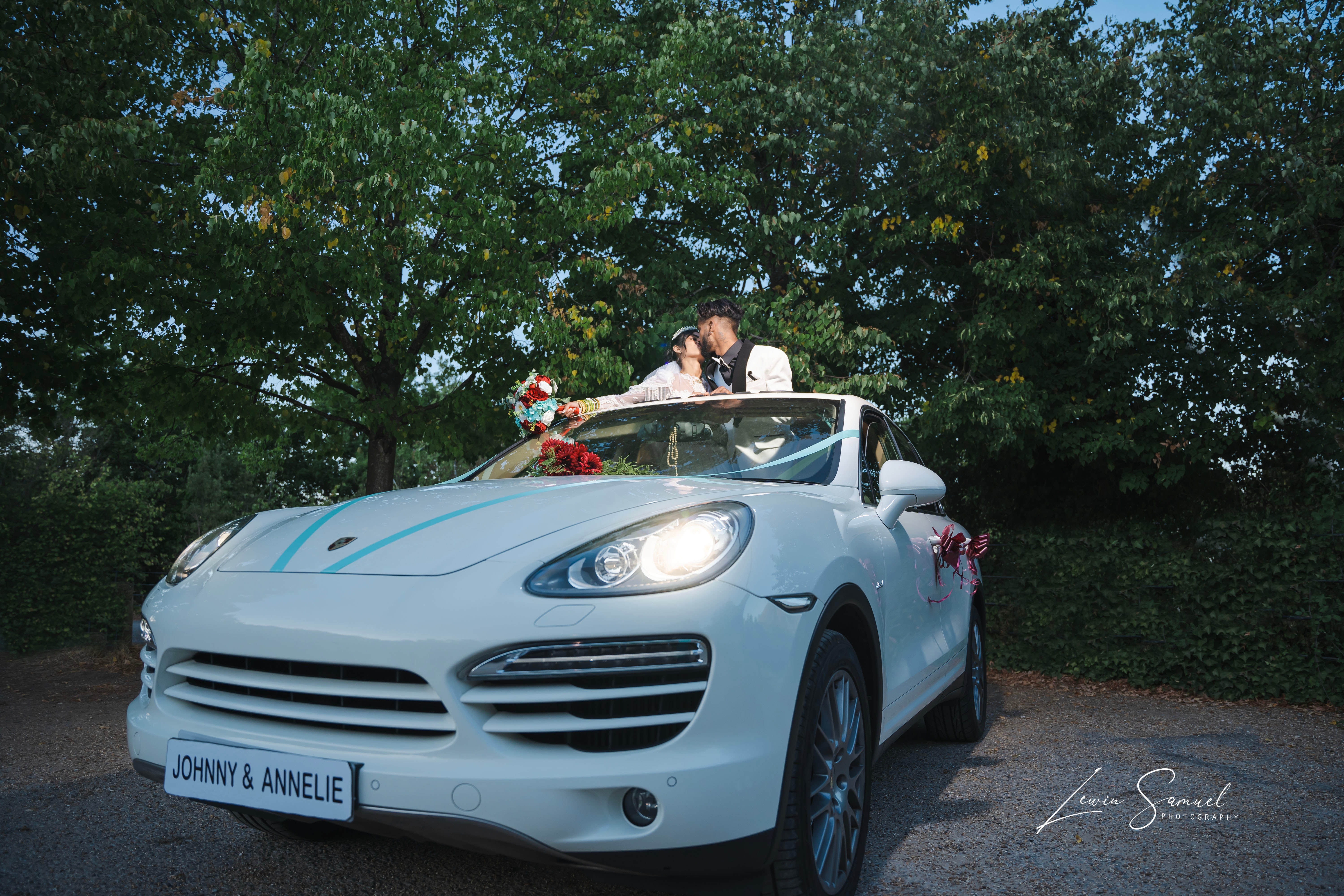 Porsche for a Posh wedding