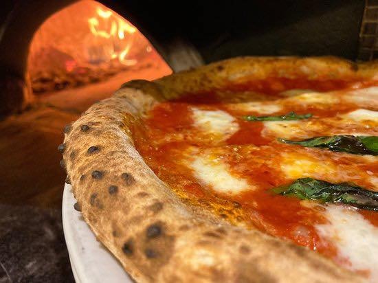 Italian Chef Cooking Authentic Neopolitan Pizzas