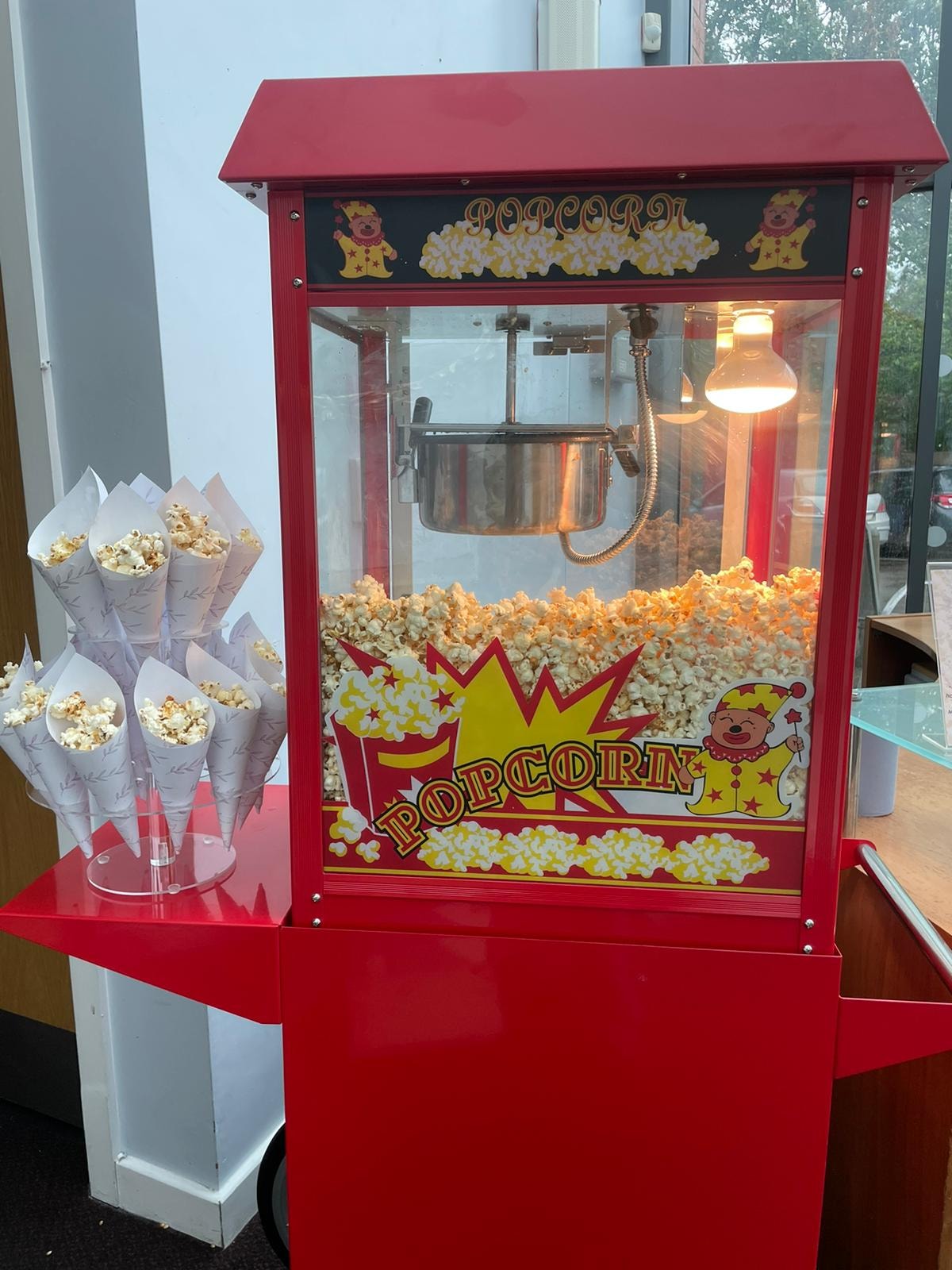 Popcorn Cart, Candy Wheel & Doughnut Wall Service