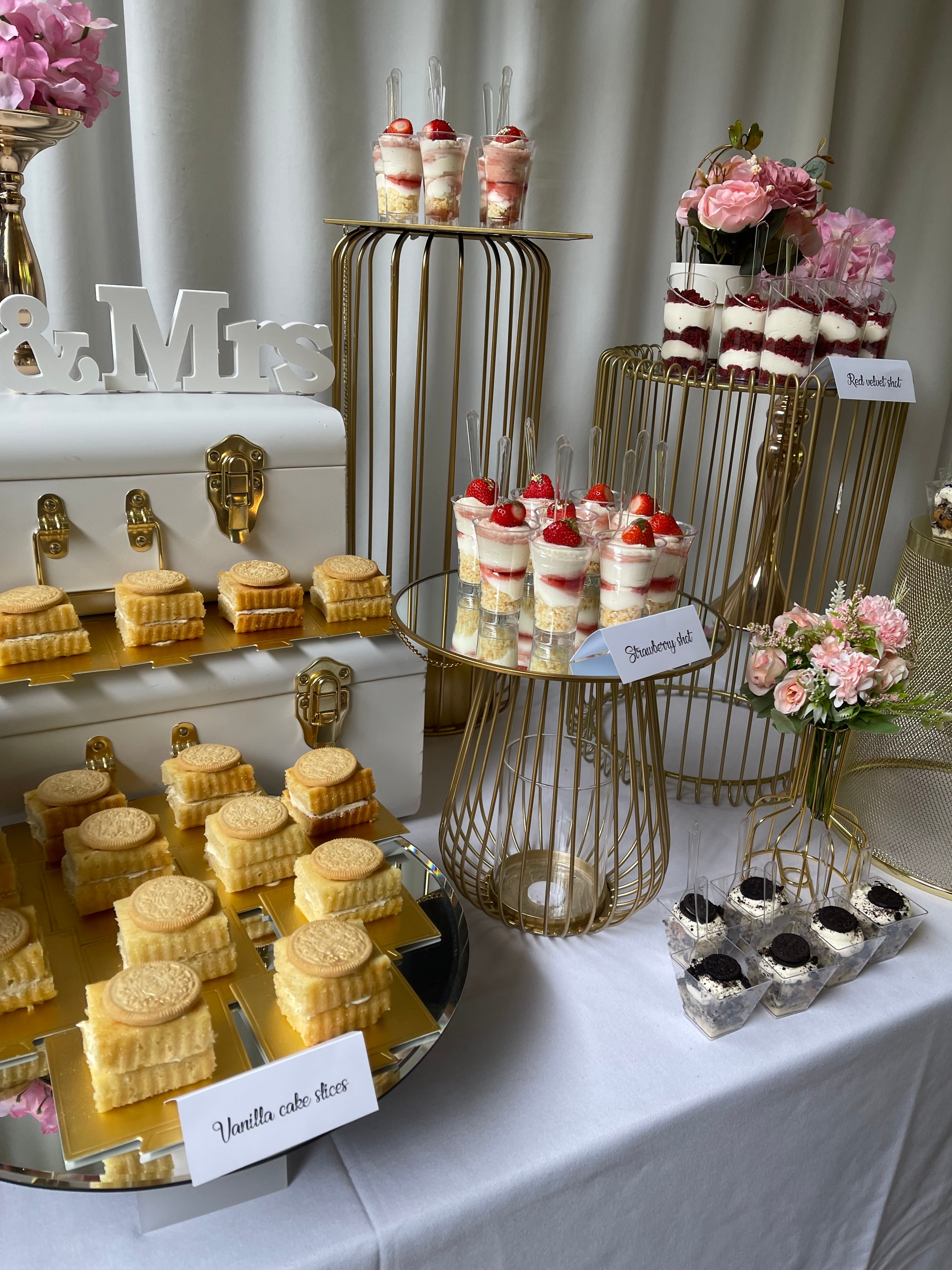 Dessert Table with Array of Sweet Treats