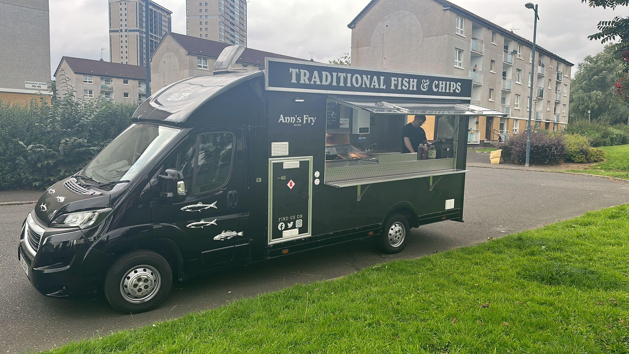 Chip shops van for