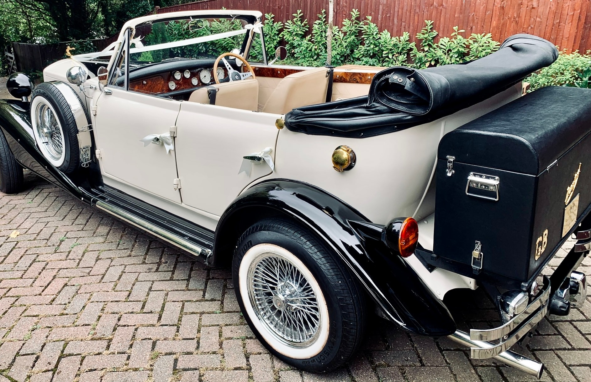 Stunning Ivory Beauford Tourer with Sparkling Wire Wheels