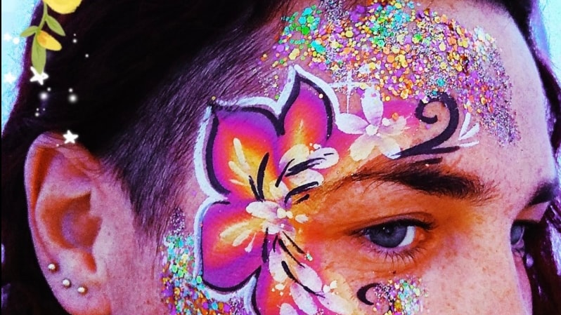 Glitter  Sara's Parlour Face Painting *Award winning face painting,  balloon decor, & art